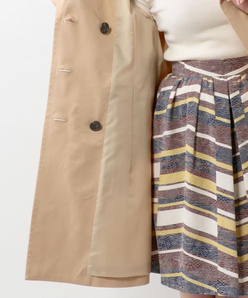 Jewel Changes（ジュエルチェンジズ）の「〓●JOC16SS TEN/N TWL トレンチコート / スプリングコート / トレンチ（トレンチコート・レディース・ベージュ/オリーブ・38/36）」の21枚目の写真