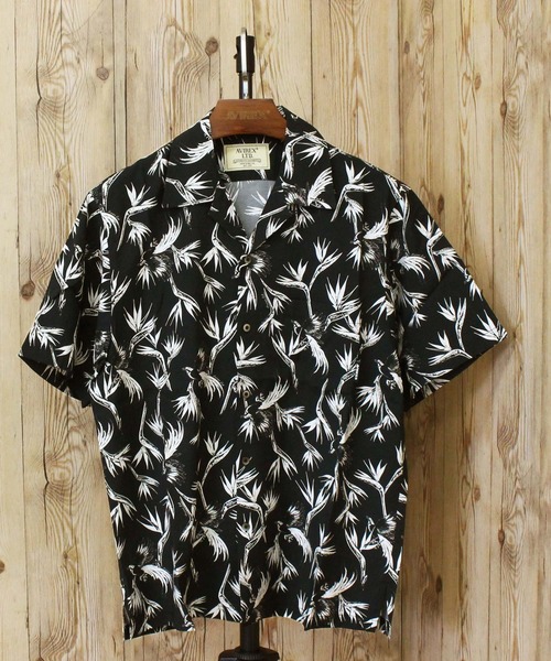 ALOHA SHIRT 'BIRD OF PARADISE FLOWER' — гавайская рубашка