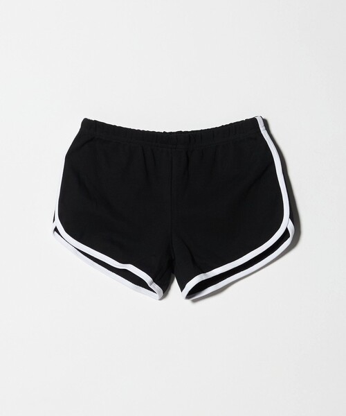 LOS ANGELES APPAREL(ロサンゼルスアパレル)の「<LOS ANGELES APPAREL>ランニング ショート パンツ(その他パンツ・レディース・ダークグリーン/ブラック・M)」の2枚目の写真