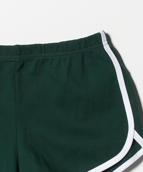 LOS ANGELES APPAREL(ロサンゼルスアパレル)の「<LOS ANGELES APPAREL>ランニング ショート パンツ(その他パンツ・レディース・ダークグリーン/ブラック・M)」の4枚目の写真