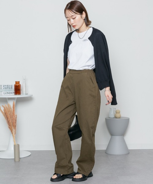 MARAI(マーライ)の「ストレッチツイルカーブパンツ(その他パンツ・レディース・ブラック/ベージュ/カーキ・LL/3L/4L/M/L)」の22枚目の写真