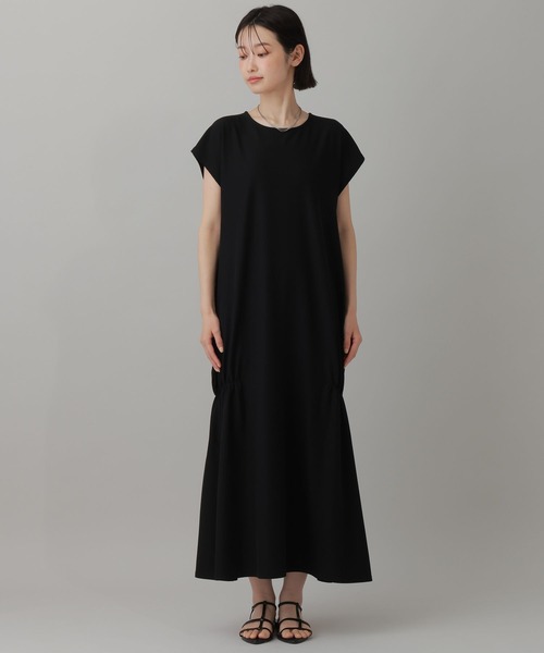 LAKOLE(ラコレ)の「ワッフルギャザーワンピース / 861808(ワンピース・レディース・ブルー/ブラウン/ベージュ/ブラック・FREE)」の19枚目の写真