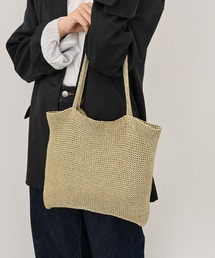 cache cache（カシュ カシュ）の「【cache cache】ラメ糸編みトートバッグ（トートバッグ）」