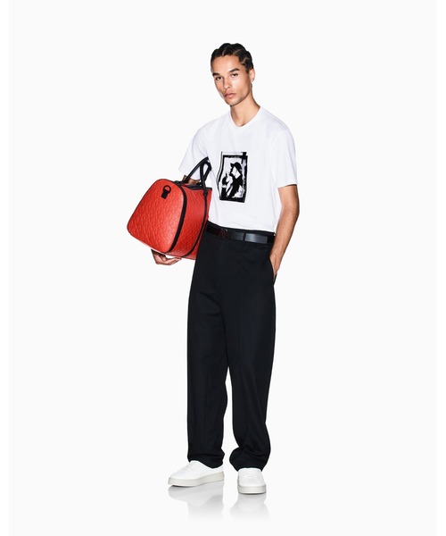 ARMANI EXCHANGE(アルマーニエクスチェンジ)の「【A|X アルマーニ エクスチェンジ】ポートレートプリント 半袖クルーネックTシャツ/REGULAR(Tシャツ/カットソー・メンズ・ホワイト・XX-LARGE/X-SMALL/SMALL/MEDIUM/LARGE)」の4枚目の写真