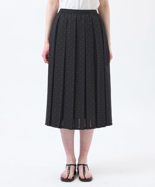 MACKINTOSH PHILOSOPHY(マッキントッシュ フィロソフィー)の「【WEB&一部店舗限定】【WILLINGHAM SKIRT】トリプルドットプリーツ(スカート・レディース・ブラック/ホワイト系その他・38/36)」の10枚目の写真