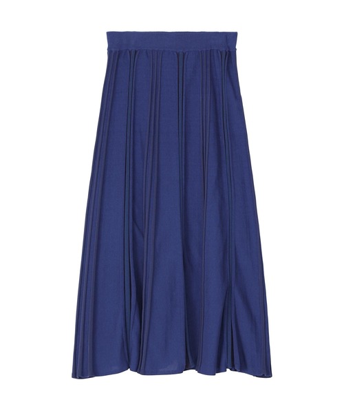 ZUCCa(ズッカ)の「PLEATED KNIT / ニットスカート(スカート・レディース・ブラック/ブルー/ライトブラウン・M size)」の3枚目の写真