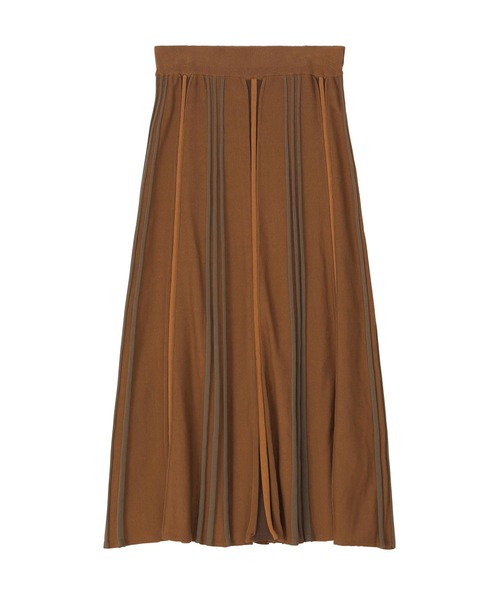 ZUCCa(ズッカ)の「PLEATED KNIT / ニットスカート(スカート・レディース・ブラック/ブルー/ライトブラウン・M size)」の1枚目の写真