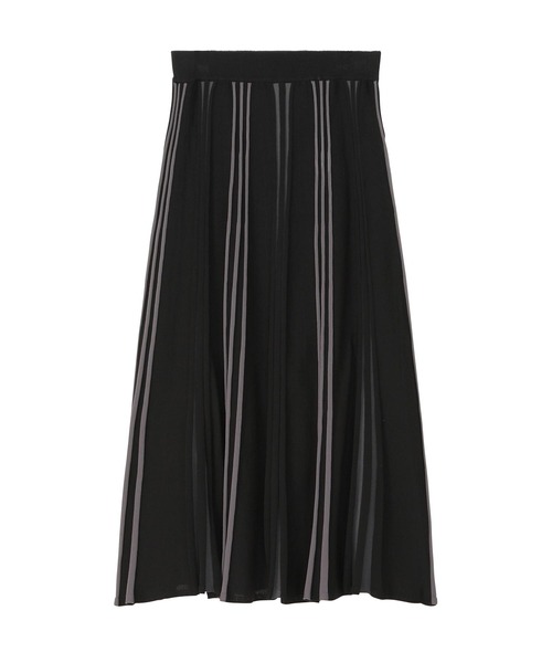 ZUCCa(ズッカ)の「PLEATED KNIT / ニットスカート(スカート・レディース・ブラック/ブルー/ライトブラウン・M size)」の7枚目の写真