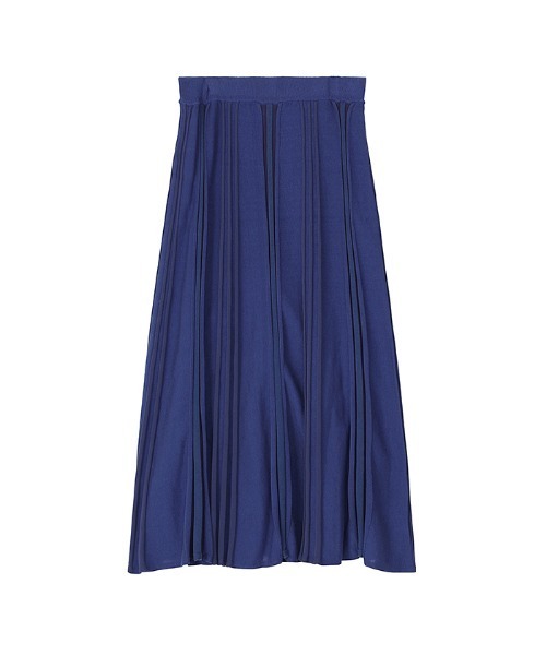 ZUCCa(ズッカ)の「PLEATED KNIT / ニットスカート(スカート・レディース・ブラック/ブルー/ライトブラウン・M size)」の8枚目の写真