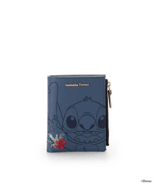 Samantha Thavasa(サマンサタバサ)の「「スティッチ」コレクション 折財布(スティッチ)(財布・レディース・ダルブルー系・FREE)」の1枚目の写真