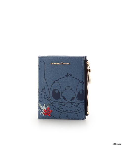 Samantha Thavasa(サマンサタバサ)の「「スティッチ」コレクション 折財布(スティッチ)(財布・レディース・ダルブルー系・FREE)」の2枚目の写真