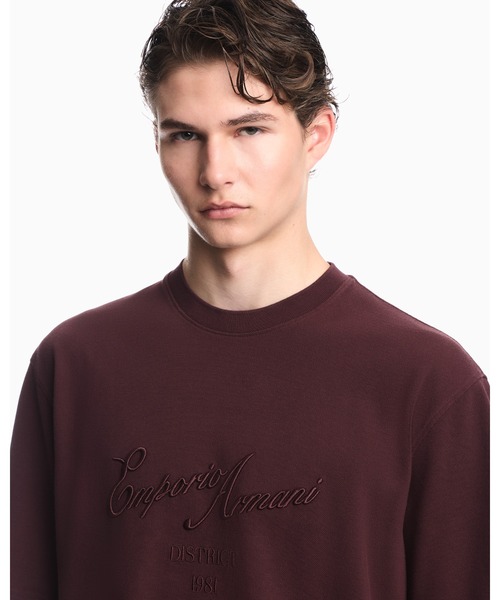 EMPORIO ARMANI(エンポリオアルマーニ)の「<オンライン限定>【エンポリオ アルマーニ】オーバーサイズ Tシャツ コットンジャージー(Tシャツ/カットソー・メンズ・ブラック/ブラウン・SMALL/MEDIUM/LARGE/X-LARGE/X-SMALL)」の10枚目の写真