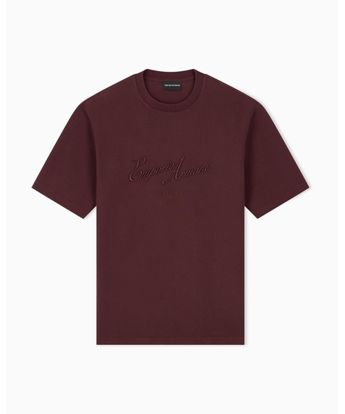 EMPORIO ARMANI(エンポリオアルマーニ)の「<オンライン限定>【エンポリオ アルマーニ】オーバーサイズ Tシャツ コットンジャージー(Tシャツ/カットソー・メンズ・ブラック/ブラウン・SMALL/MEDIUM/LARGE/X-LARGE/X-SMALL)」の9枚目の写真