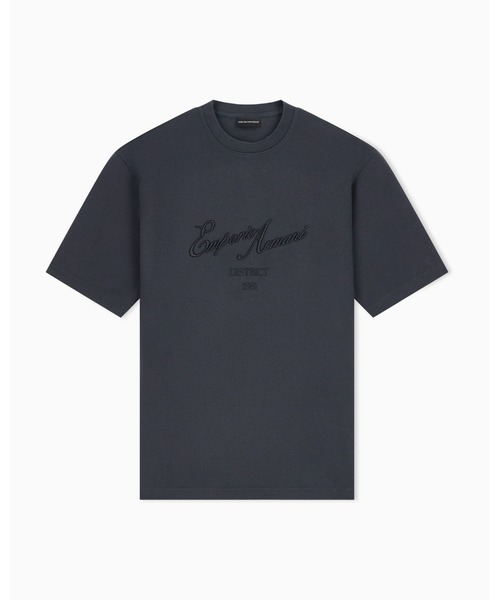 EMPORIO ARMANI(エンポリオアルマーニ)の「<オンライン限定>【エンポリオ アルマーニ】オーバーサイズ Tシャツ コットンジャージー(Tシャツ/カットソー・メンズ・ブラック/ブラウン・SMALL/MEDIUM/LARGE/X-LARGE/X-SMALL)」の3枚目の写真