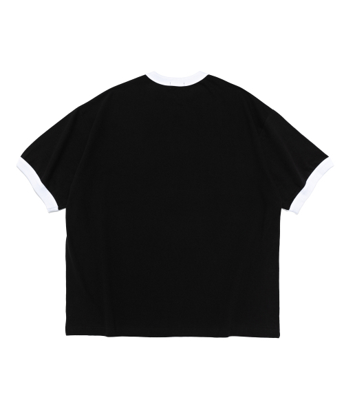 CARGOBROS(カーゴブロス)の「ウォッシュドオーバーサイズリンガーTシャツ(ブラック)(Tシャツ/カットソー・メンズ・その他・FREE)」の2枚目の写真