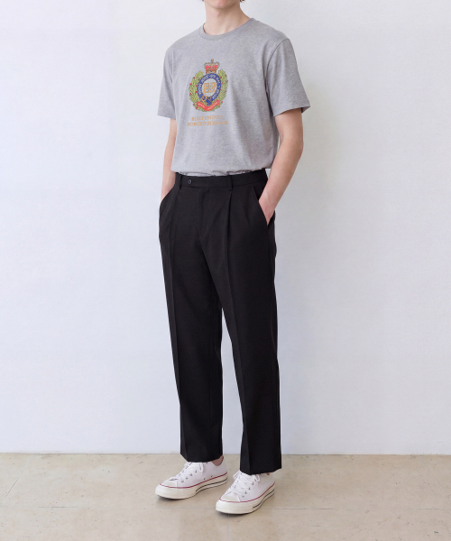 EDINBURGH CLUB(エディンバラクラブ)の「ELIZABETH HERITAGE T-SHIRT (GREY)(Tシャツ/カットソー・メンズ・グレー・SMALL/MEDIUM/LARGE)」の4枚目の写真
