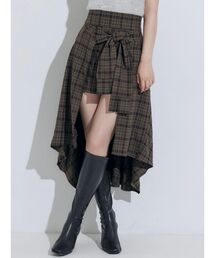スリーブデザインレイヤード風ショートパンツ