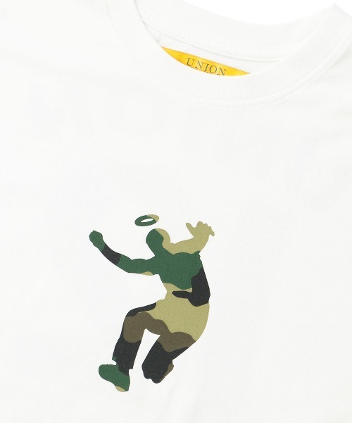 UNION(UNION TOKYO)(ユニオン)の「UNION TOKYO CAMO FRONTMAN S/S TEE WDLND ユニオントーキョー Tシャツ(Tシャツ/カットソー・メンズ・オフホワイト/ブラック・MEDIUM/LARGE/X-LARGE/XX-LARGE/SMALL)」の12枚目の写真
