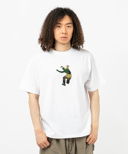 UNION(UNION TOKYO)(ユニオン)の「UNION TOKYO CAMO FRONTMAN S/S TEE WDLND ユニオントーキョー Tシャツ(Tシャツ/カットソー・メンズ・オフホワイト/ブラック・MEDIUM/LARGE/X-LARGE/XX-LARGE/SMALL)」の5枚目の写真