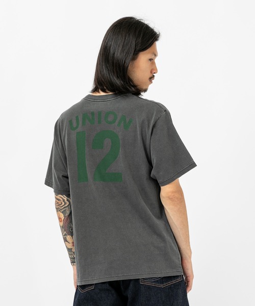 UNION(UNION TOKYO)(ユニオン)の「UNION TOKYO CAMO FRONTMAN S/S TEE WDLND ユニオントーキョー Tシャツ(Tシャツ/カットソー・メンズ・オフホワイト/ブラック・MEDIUM/LARGE/X-LARGE/XX-LARGE/SMALL)」の4枚目の写真