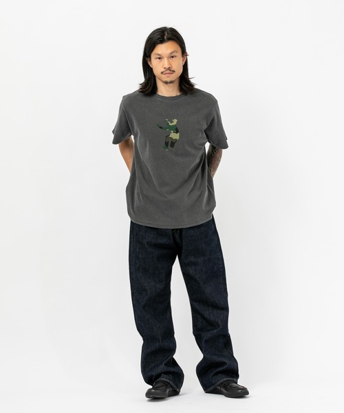 UNION(UNION TOKYO)(ユニオン)の「UNION TOKYO CAMO FRONTMAN S/S TEE WDLND ユニオントーキョー Tシャツ(Tシャツ/カットソー・メンズ・オフホワイト/ブラック・MEDIUM/LARGE/X-LARGE/XX-LARGE/SMALL)」の7枚目の写真