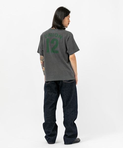 UNION(UNION TOKYO)(ユニオン)の「UNION TOKYO CAMO FRONTMAN S/S TEE WDLND ユニオントーキョー Tシャツ(Tシャツ/カットソー・メンズ・オフホワイト/ブラック・MEDIUM/LARGE/X-LARGE/XX-LARGE/SMALL)」の8枚目の写真