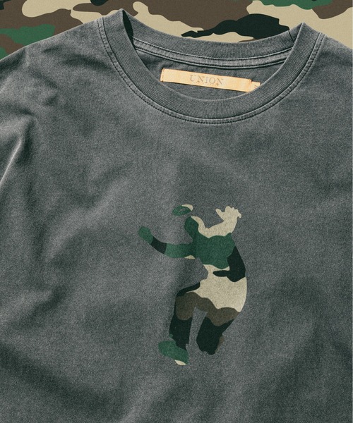 UNION(UNION TOKYO)(ユニオン)の「UNION TOKYO CAMO FRONTMAN S/S TEE WDLND ユニオントーキョー Tシャツ(Tシャツ/カットソー・メンズ・オフホワイト/ブラック・MEDIUM/LARGE/X-LARGE/XX-LARGE/SMALL)」の17枚目の写真