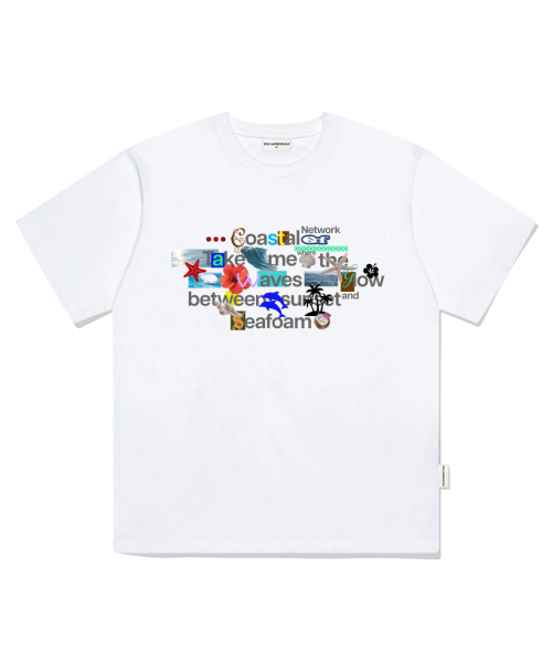 ESCAPEFROM(エスケープフロム)の「サマーオーシャンコラージュプリントオーバーサイズ半袖Tシャツグレー(Tシャツ/カットソー・レディース・その他・LARGE/MEDIUM/SMALL)」の2枚目の写真