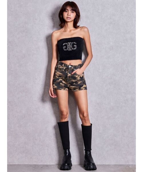 GYDA(ジェイダ)の「ニットドッキングボリュームソールブーツ(ブーツ・レディース・ブラック・SMALL/MEDIUM/LARGE)」の12枚目の写真