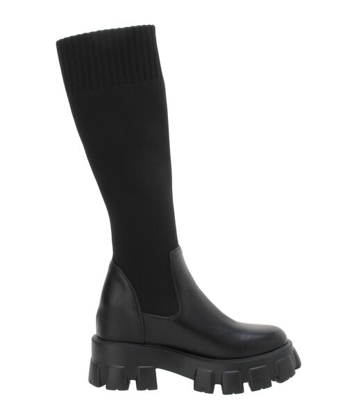 GYDA(ジェイダ)の「ニットドッキングボリュームソールブーツ(ブーツ・レディース・ブラック・SMALL/MEDIUM/LARGE)」の19枚目の写真