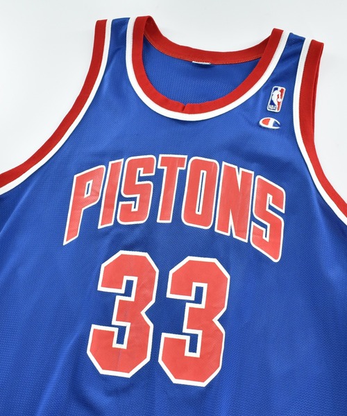 Champion(チャンピオン)の「【USED】90's Champion “NBA Detroit Pistons/ Grant Hill” バスケ ゲームシャツ(タンクトップ・メンズ・ブルー・MEDIUM)」の4枚目の写真