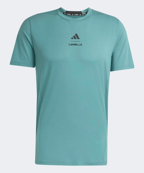 adidas(アディダス)の「Les Mills グラフィック 半袖Tシャツ / アディダス adidas(Tシャツ/カットソー・メンズ・グリーン・X-SMALL/X-LARGE/SMALL/MEDIUM/LARGE/3XL/XX-LARGE/XX-SMALL)」の4枚目の写真