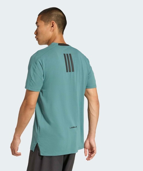 adidas(アディダス)の「Les Mills グラフィック 半袖Tシャツ / アディダス adidas(Tシャツ/カットソー・メンズ・グリーン・X-SMALL/X-LARGE/SMALL/MEDIUM/LARGE/3XL/XX-LARGE/XX-SMALL)」の2枚目の写真