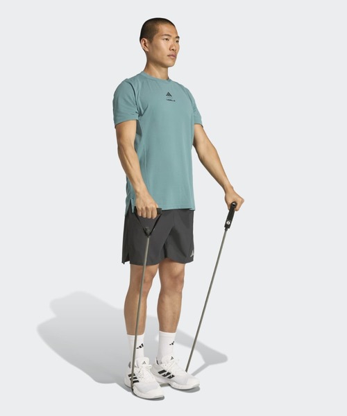 adidas(アディダス)の「Les Mills グラフィック 半袖Tシャツ / アディダス adidas(Tシャツ/カットソー・メンズ・グリーン・X-SMALL/X-LARGE/SMALL/MEDIUM/LARGE/3XL/XX-LARGE/XX-SMALL)」の3枚目の写真