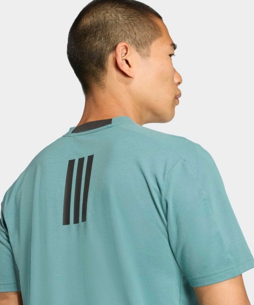adidas(アディダス)の「Les Mills グラフィック 半袖Tシャツ / アディダス adidas(Tシャツ/カットソー・メンズ・グリーン・X-SMALL/X-LARGE/SMALL/MEDIUM/LARGE/3XL/XX-LARGE/XX-SMALL)」の5枚目の写真