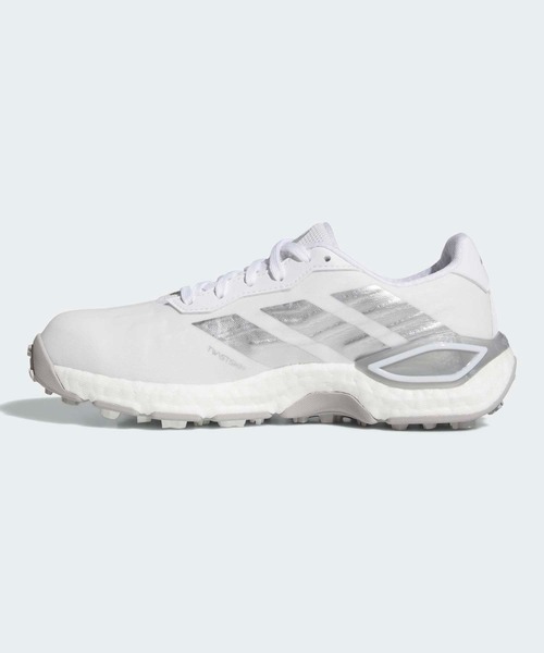 adidas(アディダス)の「コードカオス 27 スパイクレス ゴルフ / CODECHAOS 27 SPIKELESS GOLF【adidas Golf/アディダスゴルフ】(スニーカー・レディース・ホワイト×シルバー・22.5cm/23.5cm/24.5cm/25.5cm/23.0cm/24.0cm/25.0cm/26.0cm/22.0cm)」の6枚目の写真