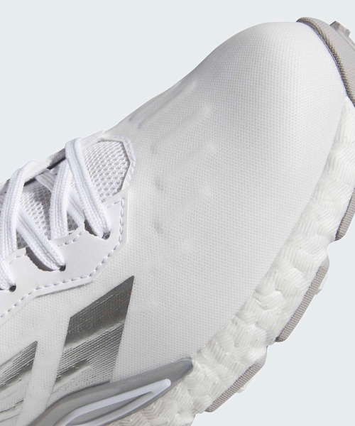 adidas(アディダス)の「コードカオス 27 スパイクレス ゴルフ / CODECHAOS 27 SPIKELESS GOLF【adidas Golf/アディダスゴルフ】(スニーカー・レディース・ホワイト×シルバー・22.5cm/23.5cm/24.5cm/25.5cm/23.0cm/24.0cm/25.0cm/26.0cm/22.0cm)」の7枚目の写真