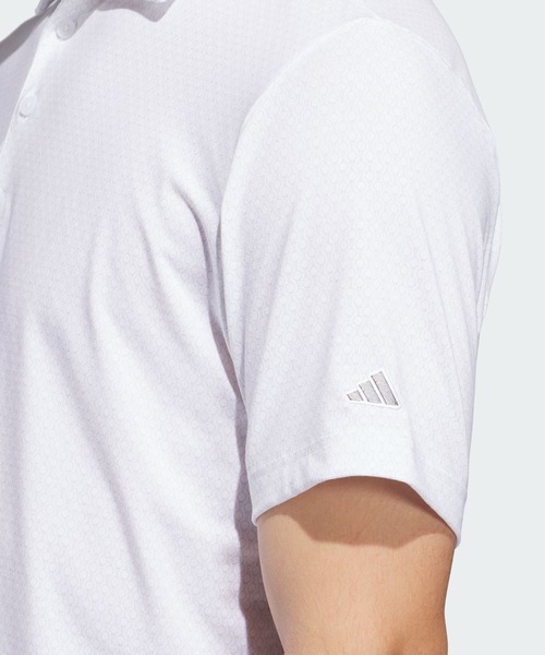 adidas（アディダス）の「アルティメット365+ GO-TO プリント ポロシャツ【adidas Golf/アディダスゴルフ】（ポロシャツ・メンズ・ホワイト・SMALL/XX-LARGE/MEDIUM/LARGE/3XL/X-LARGE）」の5枚目の写真