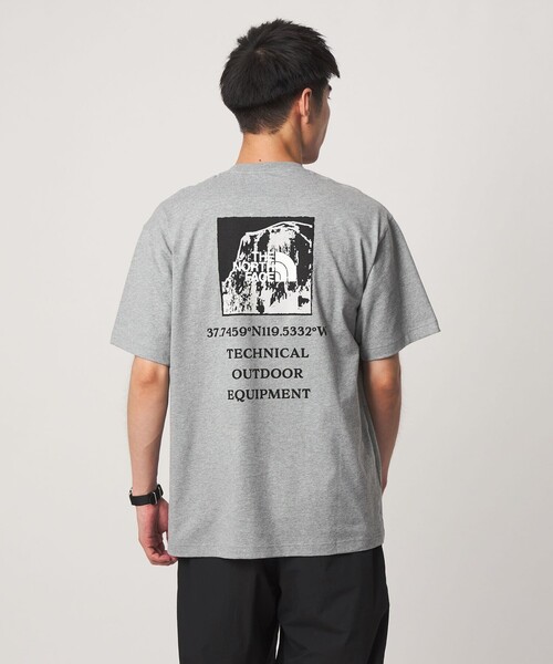 THE NORTH FACE(ザノースフェイス)の「【WEB限定】<THE NORTH FACE>ハーフドーム スクエア ロゴ 半袖 Tシャツ(Tシャツ/カットソー・メンズ・ブラック/グレー系/ホワイト・L/XL/M/S)」の1枚目の写真