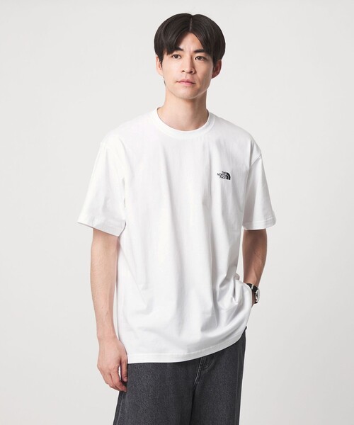 THE NORTH FACE(ザノースフェイス)の「【WEB限定】<THE NORTH FACE>ハーフドーム スクエア ロゴ 半袖 Tシャツ(Tシャツ/カットソー・メンズ・ブラック/グレー系/ホワイト・L/XL/M/S)」の4枚目の写真