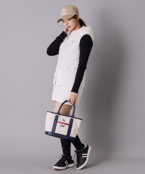adabat(アダバット)の「【ADABAT NAVY】トリコ船形カートバッグ(トートバッグ・レディース・ブラック/ネイビー/アイボリー・00)」の14枚目の写真