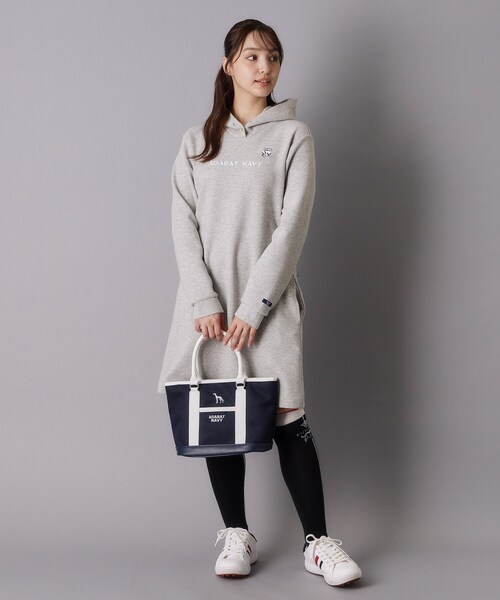 adabat(アダバット)の「【ADABAT NAVY】トリコ船形カートバッグ(トートバッグ・レディース・ブラック/ネイビー/アイボリー・00)」の12枚目の写真