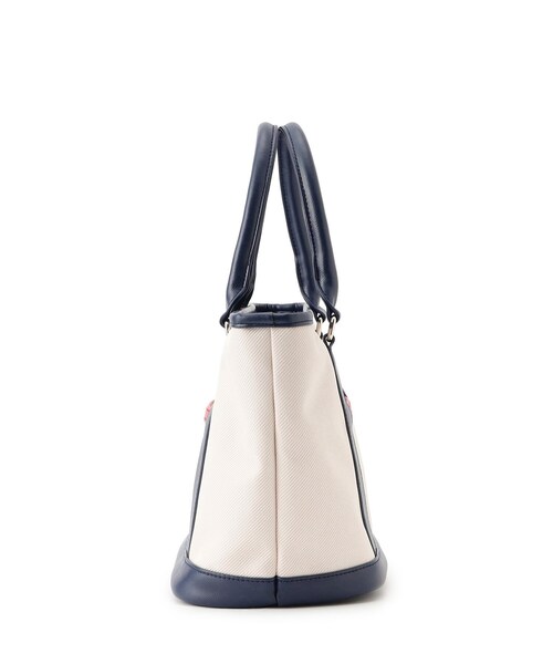 adabat(アダバット)の「【ADABAT NAVY】トリコ船形カートバッグ(トートバッグ・レディース・ブラック/ネイビー/アイボリー・00)」の7枚目の写真