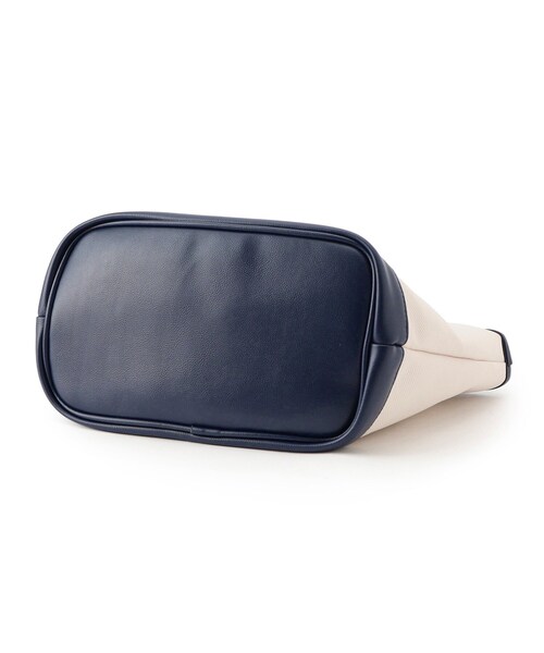 adabat(アダバット)の「【ADABAT NAVY】トリコ船形カートバッグ(トートバッグ・レディース・ブラック/ネイビー/アイボリー・00)」の9枚目の写真