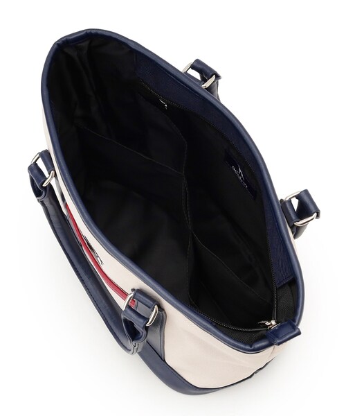 adabat(アダバット)の「【ADABAT NAVY】トリコ船形カートバッグ(トートバッグ・レディース・ブラック/ネイビー/アイボリー・00)」の22枚目の写真