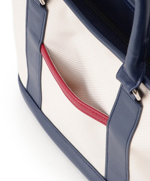 adabat(アダバット)の「【ADABAT NAVY】トリコ船形カートバッグ(トートバッグ・レディース・ブラック/ネイビー/アイボリー・00)」の18枚目の写真