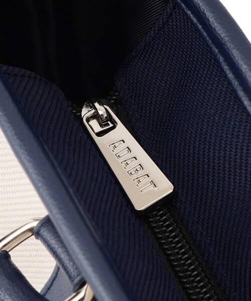 adabat(アダバット)の「【ADABAT NAVY】トリコ船形カートバッグ(トートバッグ・レディース・ブラック/ネイビー/アイボリー・00)」の19枚目の写真