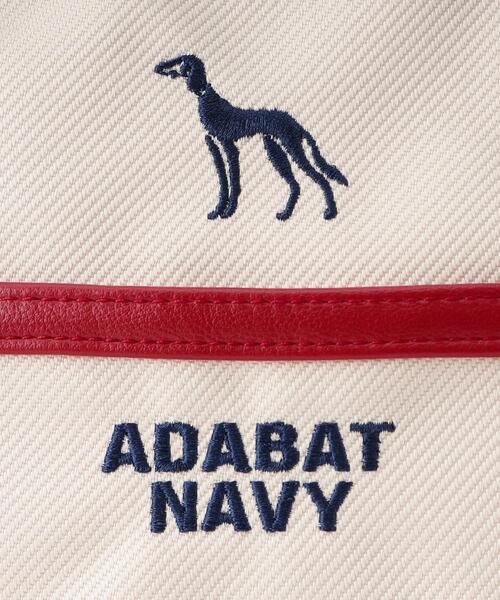adabat(アダバット)の「【ADABAT NAVY】トリコ船形カートバッグ(トートバッグ・レディース・ブラック/ネイビー/アイボリー・00)」の20枚目の写真