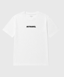 KITRAVEL（キートラベル）の「サンドル クラシック ロゴティ (ホワイト)（Tシャツ/カットソー）」