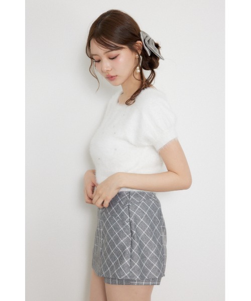 rienda(リエンダ)の「コンパクトシャギーニットトップス 秋服(ニット/セーター・レディース・ライトピンク/モカ/ホワイト・FREE)」の9枚目の写真